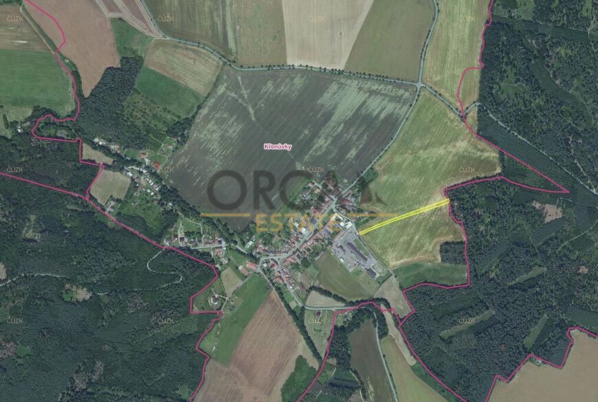 0,3 ha pozemku v k.ú. Křenůvky