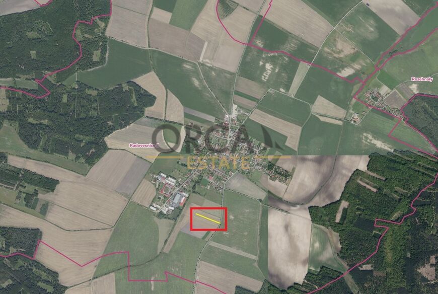 0,1 ha pozemku v k.ú. Radovesnice II