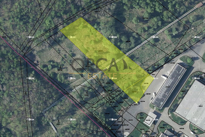 Prodej pozemků o výměře 6505 m2 v k.ú. Chomutov II