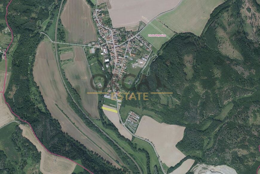 Prodej pozemku o výměře 1437 m2 v k.ú. Lhota Rapotina