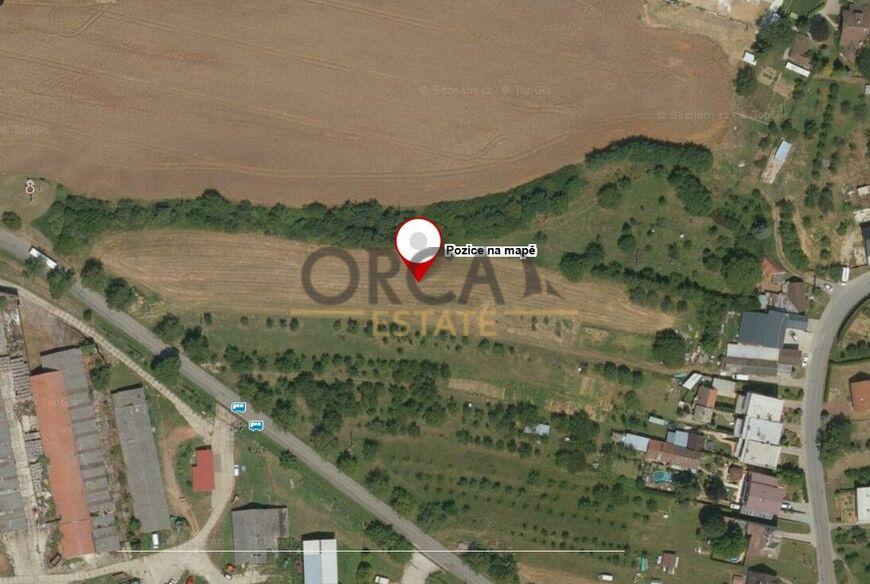 Zajímavý pozemek o výměře 2416 m2 v k. ú. Osvětimany