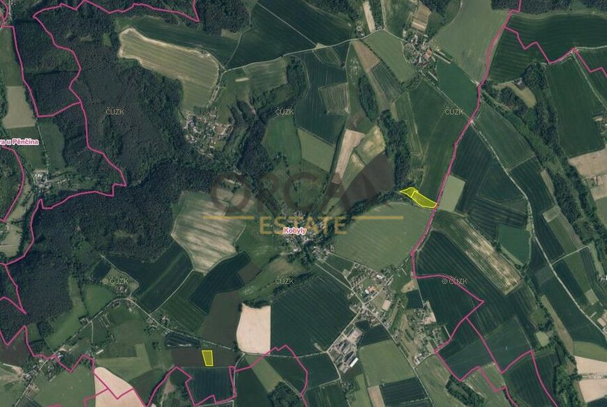 0,7 ha pozemků v k.ú. Kobyly