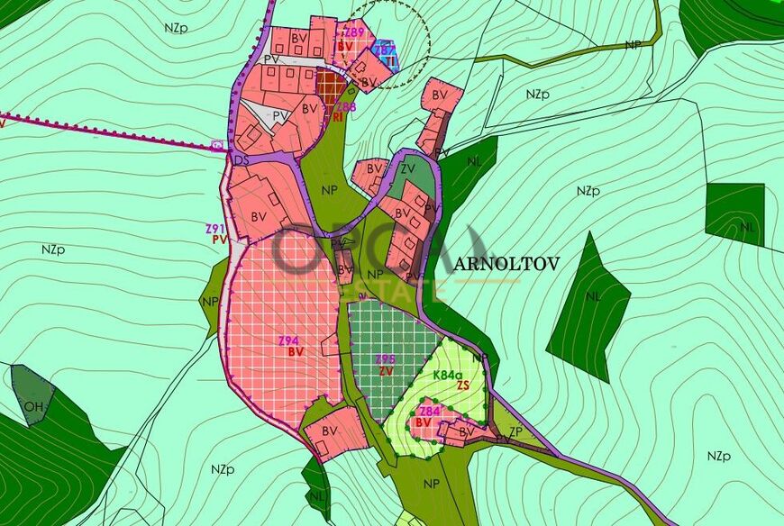Prodej ostatní plochy 599 m2 v k.ú. Arnoltov