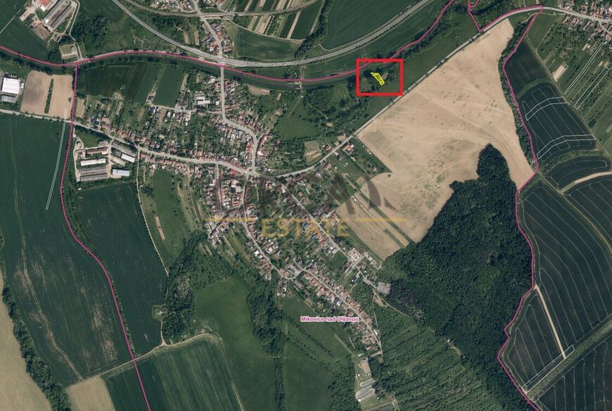 Pozemky u řeky Olšavy o výměře 722 m2 v k.ú. Míkovice nad Olšavou