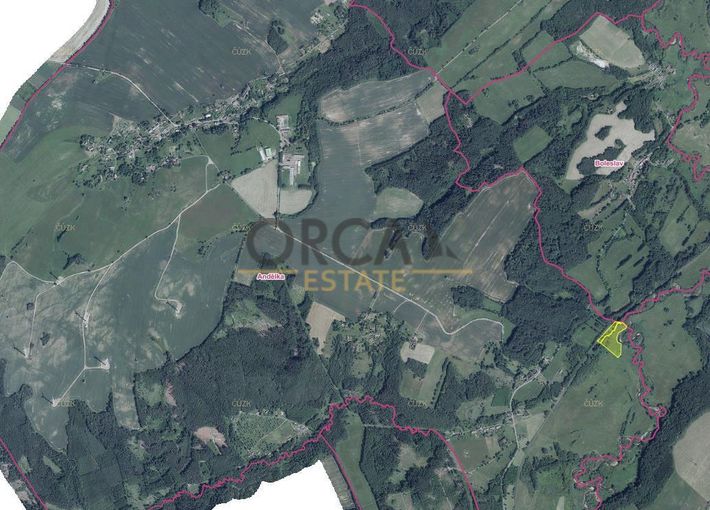 Aukce 1.57 ha pozemků v k. ú. Andělka