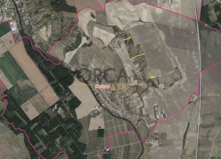 Aukce 0,7 ha pozemků v k. ú. Nosislav
